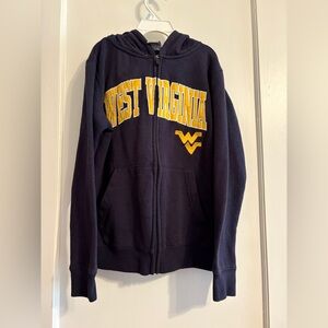 West Virginia University | WVU Zip Up Hoodie Kids Vintage